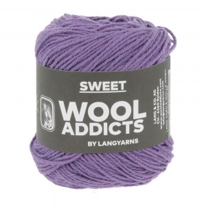 WoolAddicts by Lang Yarns Sweet - Pelote de 50 gr - Coloris 0047 Violet