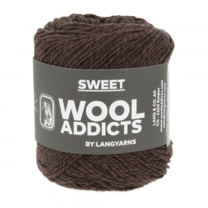 WoolAddicts by Lang Yarns Sweet - Pelote de 50 gr - Coloris 0068 Espresso