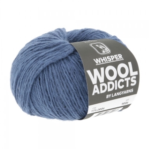 WoolAddicts by Lang Yarns Whisper - Pelote de 50 gr - Coloris 0006 Blue