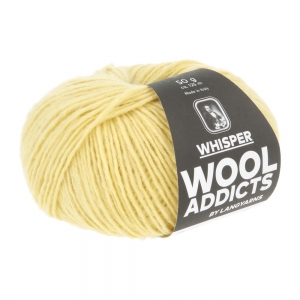 WoolAddicts by Lang Yarns Whisper - Pelote de 50 gr - Coloris 0014 Yellow