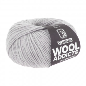 WoolAddicts by Lang Yarns Whisper - Pelote de 50 gr - Coloris 0024 Grey