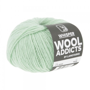WoolAddicts by Lang Yarns Whisper - Pelote de 50 gr - Coloris 0058 Mint