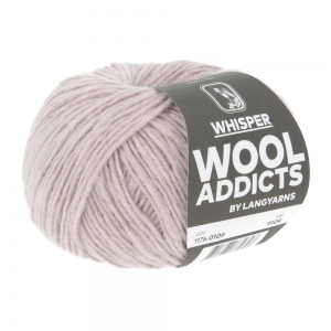WoolAddicts by Lang Yarns Whisper - Pelote de 50 gr - Coloris 0109 Oleander