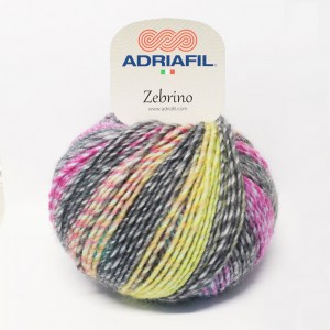 Adriafil Zebrino - Pelote de 50 gr - 70 multi-brillante