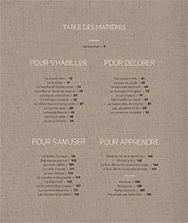 Tricoter sans aiguilles : Table des matières