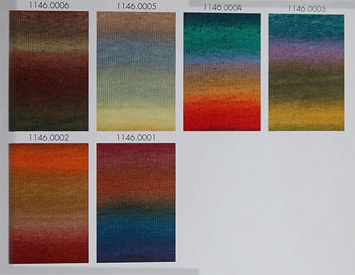 Nuancier WoolAddicts by Lang Yarns Move 6 Ply 1