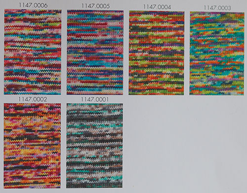 Nuancier WoolAddicts by Lang Yarns Move 8 Ply 1