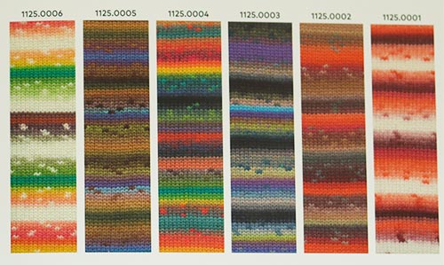 Nuancier WoolAddicts by Lang Yarns Mystery 2